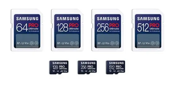 Samsung Launches New MicroSD Cards With Go-Faster Names