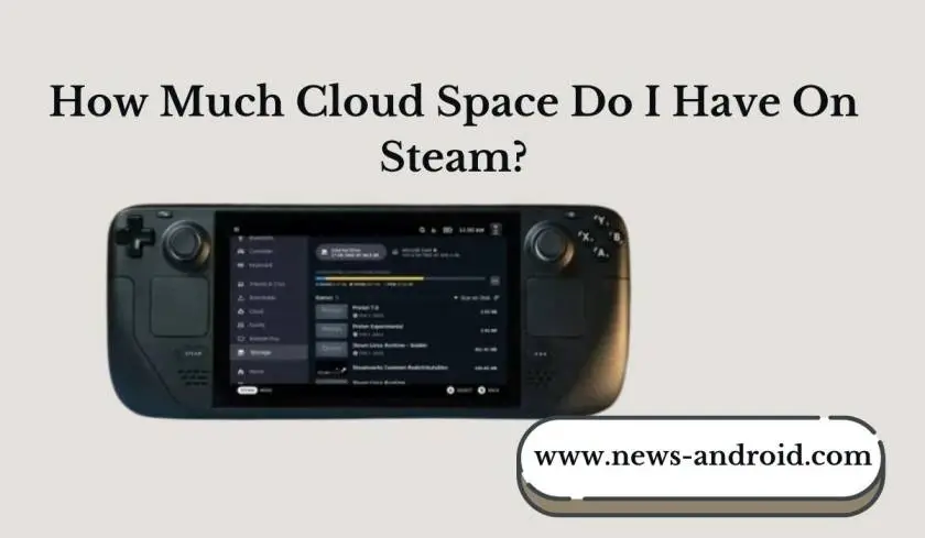 How Much Cloud Space Do I Have On Steam?